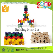 ASTM Conforme Enfant Safe Finish Stacking Game Hardwood Building Block Set